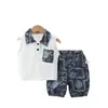 Conjunto de Verano para Niños 2025 Nuevo Conjunto de Ropa de Verano para Niños: Conjunto de Dos Piezas para Niños: Chaleco y Pantalones Anti-Mosquitos, Elegante y a la Moda