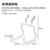 Soporte Magnético para Tableta en Tablero Perforado Soporte Magnético para Teléfono Estante de Almohadilla Pizarra Blanca de Refrigerador Almacenamiento Antirrobo en Puerta