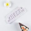 Molde de Corte para Boda Just Married Molde Artificial para Galletas Juego de Herramientas para Pastel de Cocina Plástico Ecológico