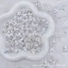Diseño Nuevo Original Mariposa Tridimensional Perlado Chapado en UV Rosa de Doble Cara Espejo Mágico Trébol de Cuatro Hojas Hecho a Mano Materiales para Accesorios de Joyería DIY