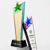 Nuevo Trofeo de Cristal Personalizado Creativo Reunión Anual de la Empresa Competencia al Empleado Destacado Medalla de Premio Honorífico Trofeo
