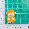 Nuevo Parche Bordado de Peluche de Oveja de Dibujos Animados Accesorios para Bolsos DIY Decoraciones para Bufandas Accesorios para Ropa Infantil