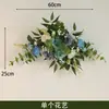 Placa de boas-vindas placa de água cabeça de porta de flor abertura de flor celebração de casamento flor pendurada placa de publicidade em placa KT produto acabado floral flor artificial