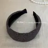 Diadema Retro Estilo Chino Nuevo Floral Cepillado Borde Ancho Sensación de Alta Gama Para Usar Afuera Viajes Estilo Artístico Presionando el Cabello Diadema Accesorios para el Cabello para Mujeres