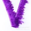 Venta flash borde de tela de lana de gallina tela de plumas colorida 14 colores opcionales suministros para tocado corsage de lana de suegra