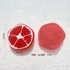 Colgantes de rodaja de fruta de fresa, durazno, sandía y naranja de resina - Joyería y accesorios para manualidades DIY