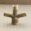 Conector de Três/Quatro Vias para Pesticida Agrícola Pulverizador Elétrico Fio Interno e Externo de Cobre Interface M14 Máquina de Pesticida de Alta Pressão Conexão de Tubo de Água