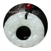 Colgante de hebilla redonda de jade blanco de grasa de oveja, colgante de hebilla doble de jade sudoroso, venta al por mayor
