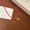 Collar de Cuentas de Hongo Colorido Dopamina para Mujer 2026 Nuevo Estilo Festivo Dulce Diseño de Nicho Accesorio de Cadena para Clavícula