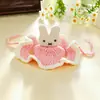 Sombreros novedosos para mascotas transfronterizos, bufandas tejidas, bufandas hechas a mano y conjuntos de baberos para perros y gatos - perfectos para disfraces, accesorios y sesiones de fotos