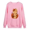 Comercio exterior Amazon moda europea y americana cuello redondo estampado Halloween patrón divertido hombres y mujeres CuCuello redondo