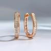 Pendientes Mu Jing Jewelry 2023 con números romanos para hombre y mujer, modernos y sencillos, de estilo frío.