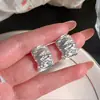 2025 Nuevo Estilo Coreano Elegante Moda Simple Pendientes de Broquel de Plata 925 Estilo Ins Lujo Ligero Pendientes Exquisitos Pendientes Venta al por Mayor