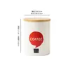 Bote de Cerámica Nórdico para Té, Frasco Sellado, Frasco para Almacenamiento de Granos, Frasco de Almacenamiento para Cocina del Hogar, Bote para Café, Frasco de Almacenamiento