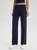 Pantalones de yoga rectos con sensación de nube para mujer, holgados y transpirables, pantalones largos de cintura alta, pantalones deportivos casuales de pierna ancha para exteriores, fitness 62312