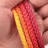 Corda de crochê decorativa, corda colorida, corda redonda de poliéster 5mm, corda para alça de presente, cadarço, multiuso, atacado e feito sob medida