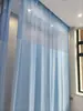 Cortina Divisoria en Forma de U para Cama de Terapia, Cortina Médica de Belleza para Clínica Comercial Opaca L Ambulatorio, Color Sólido para Habitación