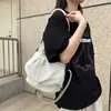 Bolsa de hombro tipo cubo de gran capacidad con cordón, bolsa de almacenamiento para actividades al aire libre, ocio, viajes, bolsa de mensajero ligera y simple para el día a día, venta al por mayor