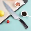 Faca de chef estilo ocidental transfronteiriça, cutelo, faca Santoku, faca de chef em aço Damasco, conjunto de facas de cozinha para uso doméstico