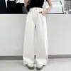 Ropa infantil pantalones de niña otoño 2026 nuevo estilo pantalones de algodón para niña otoño pantalones rectos sueltos casuales para niños modernos