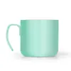 Taza de café de acero inoxidable nueva transfronteriza estilo ins de doble capa con asa taza acompañante de café taza de acero inoxidable personalización