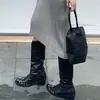 Primer Encuentro Botas Largas de Verano para Mujer Negras 2026 Nuevo Estilo Desértico Botas Largas Vaqueras Western