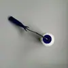 [Suministro de fábrica] tipo exportación rodillo de pintura amarillo azul rayado resistente a solventes rodillo de pintura para látex