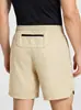 Shorts Masculino Transfronteiriço Tecido Secagem Rápida Cor Sólida Corrida Fitness Esportes Casual Estilo Americano Calça de Cinco Pontos Comércio Exterior Europeu e Americano