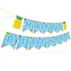 Ba156 Ropa de Fiesta Verano Pistola de Aire de Globo Banderín de Piscina Bandera Pancarta Decoración Festiva Bandera Colgante