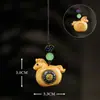 Colgante de Caballo del Zodiaco Tallado en Madera de Ébano y Azufaifo, Rueda de Hilar Caballo Pequeño, Adorno Colgante de Madera Bendecido Inmediatamente, Colgante de Caballo Tallado en Madera