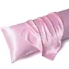 Amazon Aliexpress Funda de almohada individual Satén de seda helada Imitación de seda Seda Funda de almohada Venta al por mayor de fábrica transfronteriza Temu