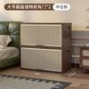 Armario de Almacenamiento Antiguo Multicapa de Gran Capacidad Plegable Estante Integrado de Pared a Pared para Sala de Estar Armario de Almacenamiento para Juguetes y Ropa