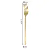 Juego de Cubiertos de Acero Inoxidable Transfronterizo, Cuchillo para Filete Estilo Occidental de Hotel, Tenedor, Cuchara, Cuchara de Postre, Juego de Regalo de Cuatro Piezas