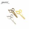 YuenZ Accesorios para joyería DIY Tijeras Colgante de aleación Colgante pequeño de aleación retro Venta al por mayor J117