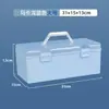 Caja de Almacenamiento para Herramientas de Caligrafía Portátil de Mano a Prueba de Polvo Caja para Pinceles Caja de Accesorios Caja de Almacenamiento Transparente para Pintura Artística