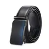 Cinturón de Cuero Personalizado para Hombre de Cuero Genuino Hebilla Automática Cinturón de Cintura de Piel de Vaca Logo Impreso a Color Regalo de Negocios Hebilla de Trinquete Cinturón de Cuero de Primera Capa para Hombre