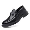 Sapatos de Couro Wenzhou para Homens 2025 Mocassins Business Casual Estilo Britânico Modernos Slip-On Formais Sapatos Masculinos Dropshipping