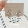 Pendientes de Borla Mariposa Gota de Agua de Lujo Ligero Estilo Coreano para Mujer, Pendientes Versátiles de Moda de Alta Calidad, Dulces Pendientes Nuevos de Verano