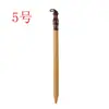 Venta al por mayor de fábrica pluma de inmersión de bambú hecha a mano pluma de inmersión de bambú para caligrafía del Tíbet pluma de inmersión de cabeza plana oblicua izquierda oblicua derecha