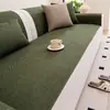 Algodón Lino Cuatro Estaciones Universal Antideslizante Impermeable Cojín para Sofá 2026 Nuevo Ligero Lujo Fijo Anti-arañazos de Gato Funda para Cojín de Asiento de Sofá