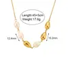 Juego de Accesorios de Perlas Simples Populares de Primavera Europeos y Americanos Acero Titanio Nicho Lujo Accesible Diseño Pulsera Collar para Mujer