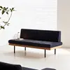 Sofá Moderno Minimalista de Madera Maciza para Casas de Huéspedes, Cafeterías, Recepciones Vintage, Apartamentos Pequeños, Salas de Estar y Cabinas de Comedor