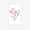 Pegatinas de Tatuaje Pequeñas de Flores Rojas Retro, Diseño Degradado y Difuminado, Impermeables de Larga Duración, Pegatinas de Brazo de Alta Gama