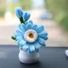 [Terminado] Adornos de coche de escritorio en maceta pequeños y lindos Regalo para el Día del Maestro ramo mini hecho a mano con palito retorcido