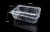Caja de Embalaje con Bandeja Interior de Blíster de PVC Carcasa de Plástico Transparente Bandeja de Blíster Revestimiento de PET Caja para Frutas y Galletas Personalizado