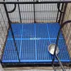 Placa de Base para Gaiola de Animal de Estimação, Placa de Base para Pés de Gaiola de Cachorro, Placa de Grade, Placa de Base para Pés de Plástico Antiderrapante, Placa de Prevenção de Vazamento de Urina, Placa de Dissipação de Calor, Espessada e Conectável