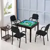 Mesa de Mahjong Doméstica de Madera Maciza, Mesa de Mahjong Simple de Manivela Manual, Mesa de Comedor para Dormitorio, Mesa de Doble Propósito para Comer y Jugar Juegos, Mesa de Mahjong