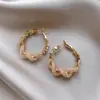 Pendientes redondos de malla plateada con circonita, diseño único de nicho, pendientes de lujo ligero, pendientes de alta gama, venta al por mayor