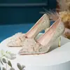 Zapatos de Tacón Alto para Mujer con Lazo de Alta Gama, Nuevo Estilo Francés Primavera y Verano 2025 Exquisitos Tacones de Aguja de Boca Baja para Mujer