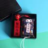 Caja de Regalo Embalaje Llavero Colgante Astronauta Regalo para Estudiante Graduado Ánimo Inspiracional Personalizado Colgante para Mochila Escolar Regalo